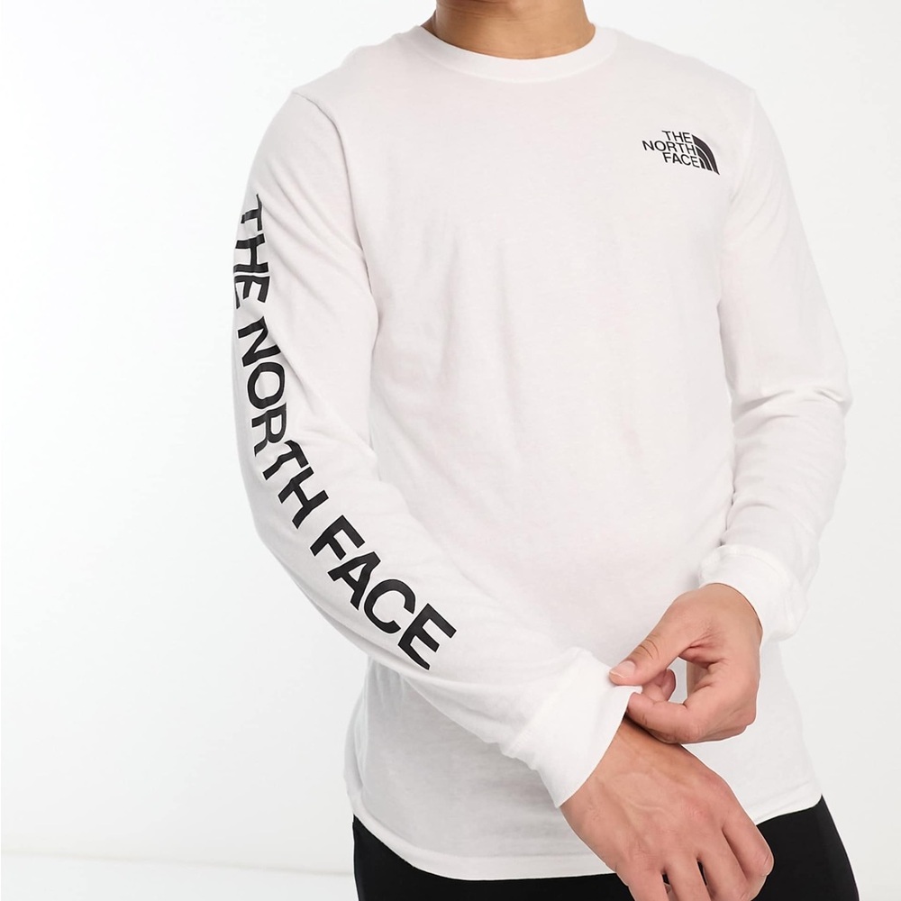 The North Face Men's White Long Sleeve Shirt
